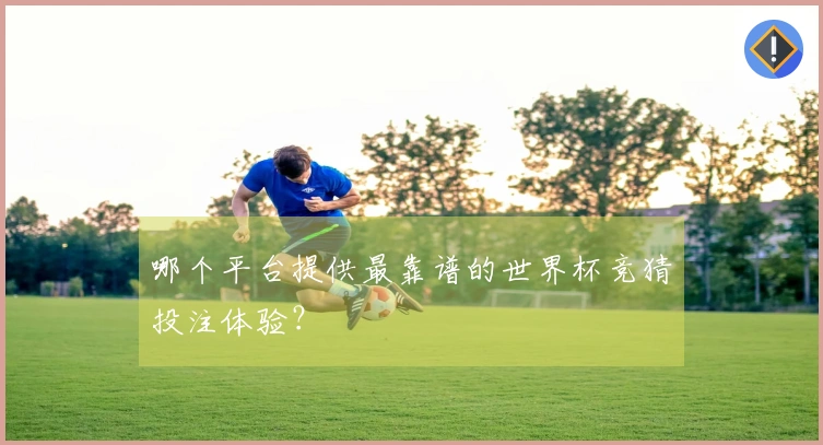 哪个平台提供最靠谱的世界杯竞猜投注体验？