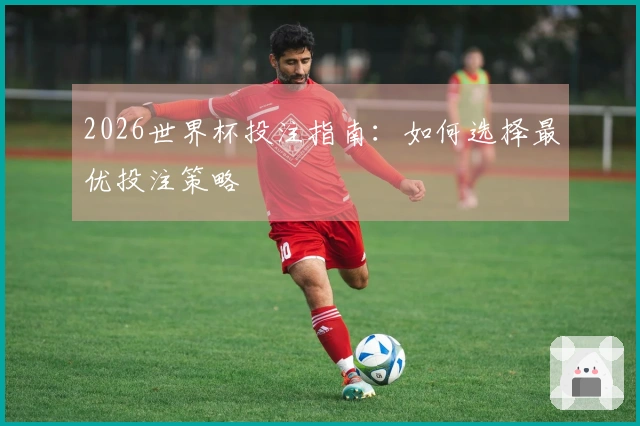 2026世界杯投注指南：如何选择最优投注策略